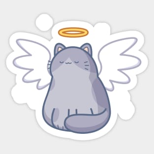 Angelic Cat Sticker